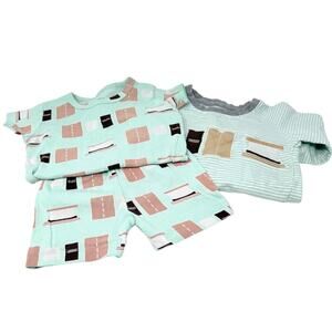 Monica + Andy S'mores Print Toddler Bundle Sweatshirt and Pajamas – Size 3T